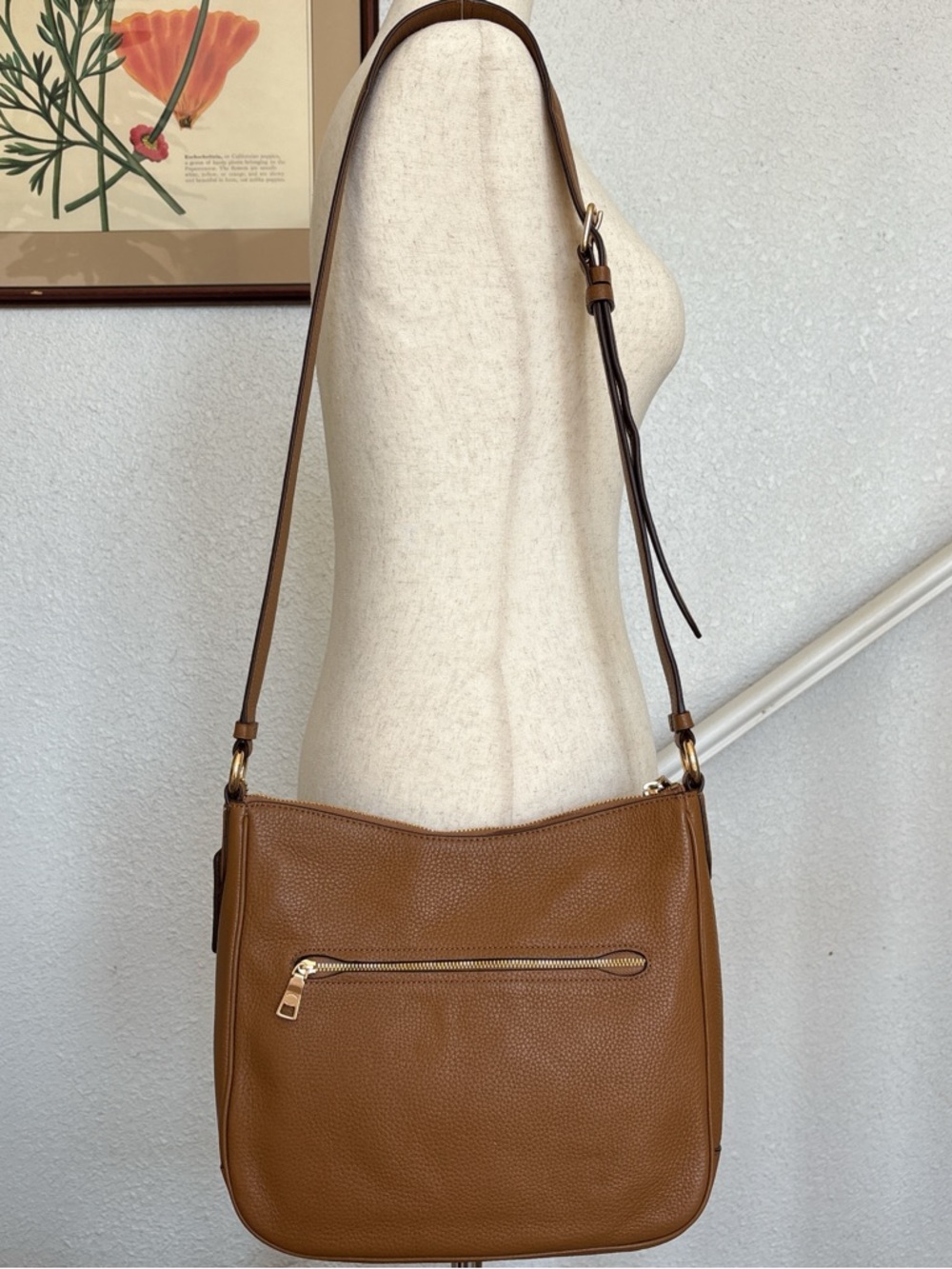 Coach brown leather shoulder bag - Picture 5 of 7